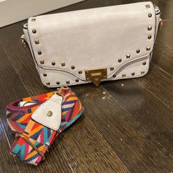 Leather Bag With Detachable Decorative Strap