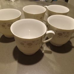 5 Carlton Teacups (Japanese) $3 Each Or All 5for $12