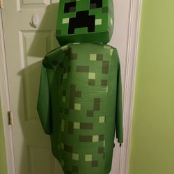 Minecraft Creeper Child Costume Size 7-8