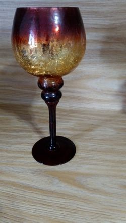 Glass Candle Holder