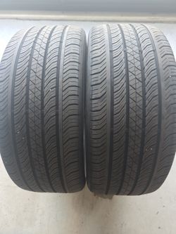 Continental In Good Condition Two Tires 245 35 20.       65% Tread
