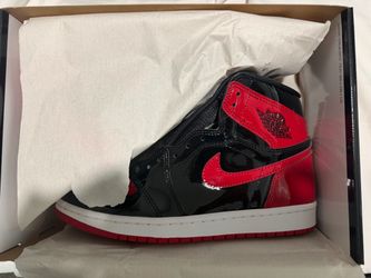 DS Patent Bred Jordan 1s size 8
