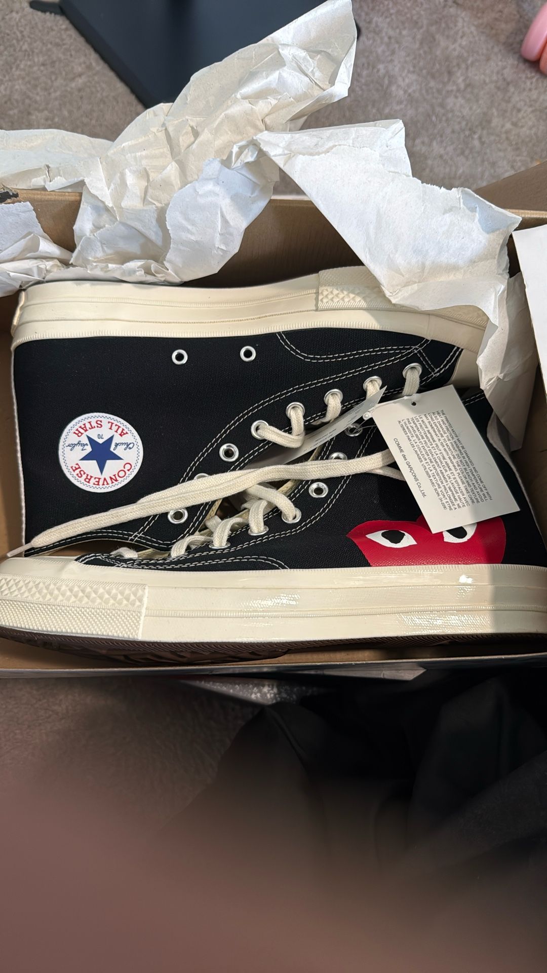 Comme des garcons Converse Size 11