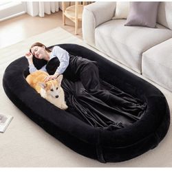 Yojoker Human Dog Bed for People Adults, Giant Foldable Bean Bag Bed