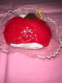 taba squishy apple with bite taken