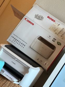 Canon printer laser works with laptops and computer only