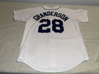 Curtis Anderson Detroit Tigers Majestic Jersey White Men Large 6400 Sewn Vintage