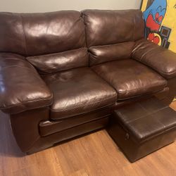 Leather Sofa 