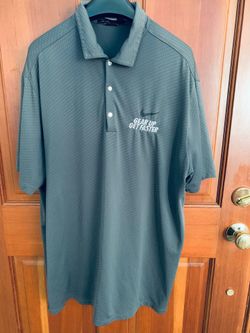 Men’s Tiger Woods Collection Nike Dri-fit Golf Polo Shirt with 3 Snaps , Sz XL