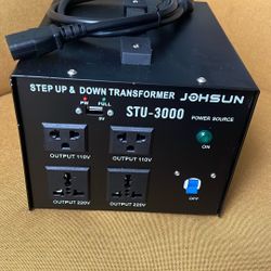 240, 220, 110 Johsun Electric Universal Transformer