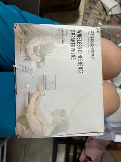 ZHUOSHENG Wireless Conference Speakerphone with Noise-Cancelling Technology
