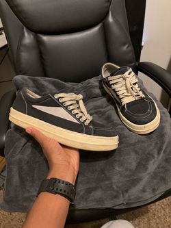 Rick Owens DRKSHDW Canvas Low Sneakers