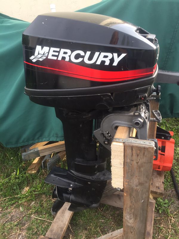 2001 15hp 15 Hp Mercury 2-Stroke Short Shaft Outboard Motor Engine For ...