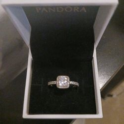 BRAND NEW PANDORA SILVER RING & SIZE 7-7.5........😁😊😍