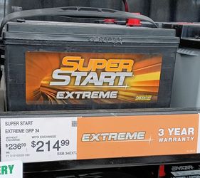 Super Start Extreme car/truck/RV battery