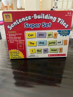 Scholastic Sentence Building Tiles