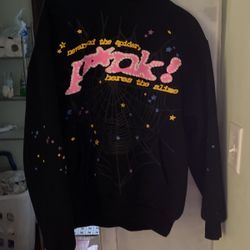 Sp5der Hoodie/black Small Mens