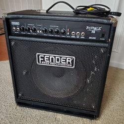 FENDER RUMBLE 75 TILT BACK COMBO BASS AMP