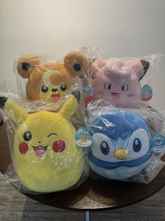 Pokemon Squishmallows Bundle - Pokemon Center Exclusives 12 In.