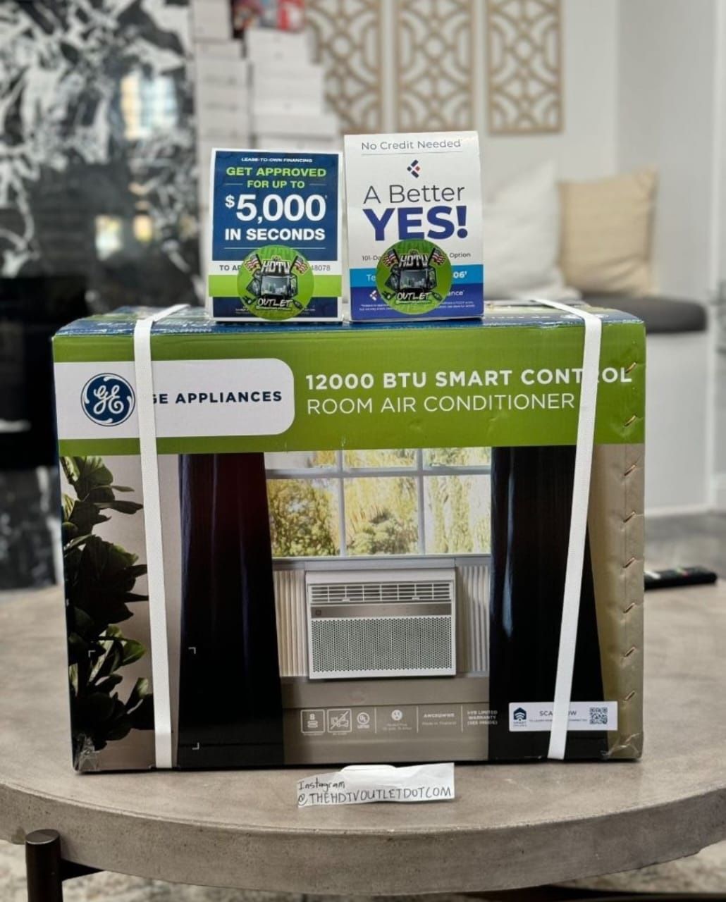 6562082 Ge 550sq Ft 12000 BTU Smart Window Air Conditioner
