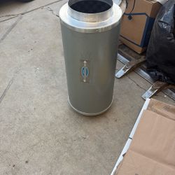 Silencer For Fan Air Filter , Air Scrubber 8inch 