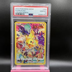 PSA 10 Pikachu Crown Zenith