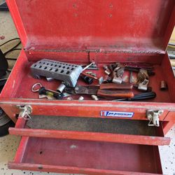 Tools Box With Some Tools 