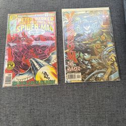 Coin Flip 50$ Or 100$ One Peter Parker The Spectacular Spiderman #27 And One Venom: The Hunger (1996) #4 (Mystery Comic Included) 