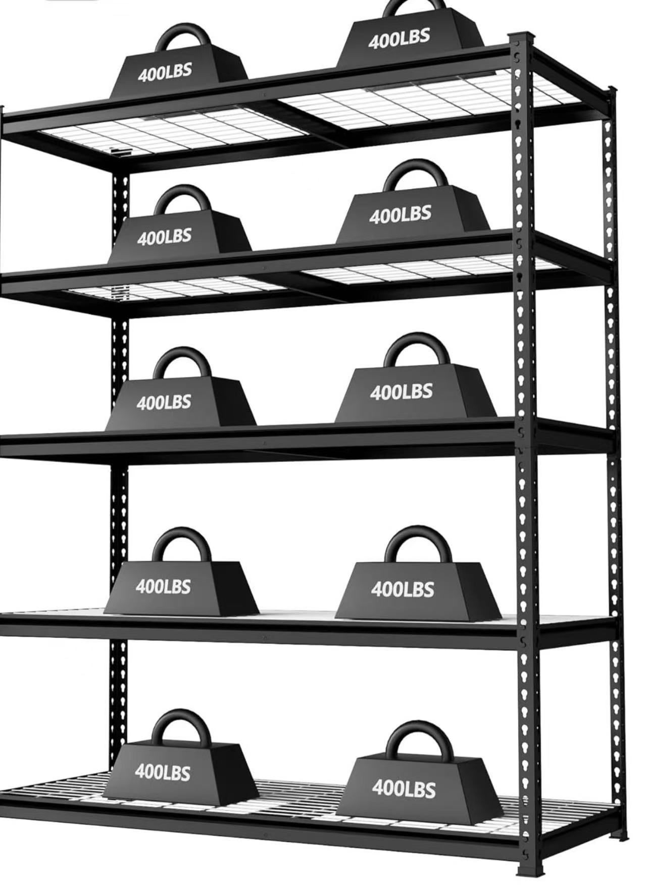 5-Tier Metal Shelving Unit