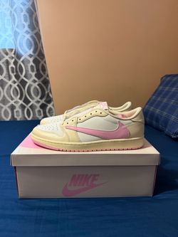 Travis Scott Jordan 1 Shy Pink