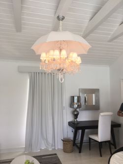 Amazing umbrella chandelier New . In box