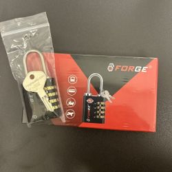 Forge TSA-Approved 4-Digit Combination Padlock