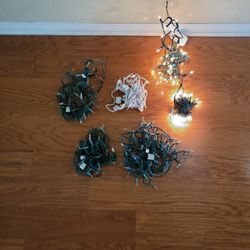 5 Assorted Strands Of Lights
