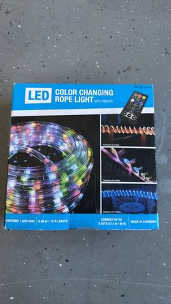 LED Color Changing Rope Light with Remote