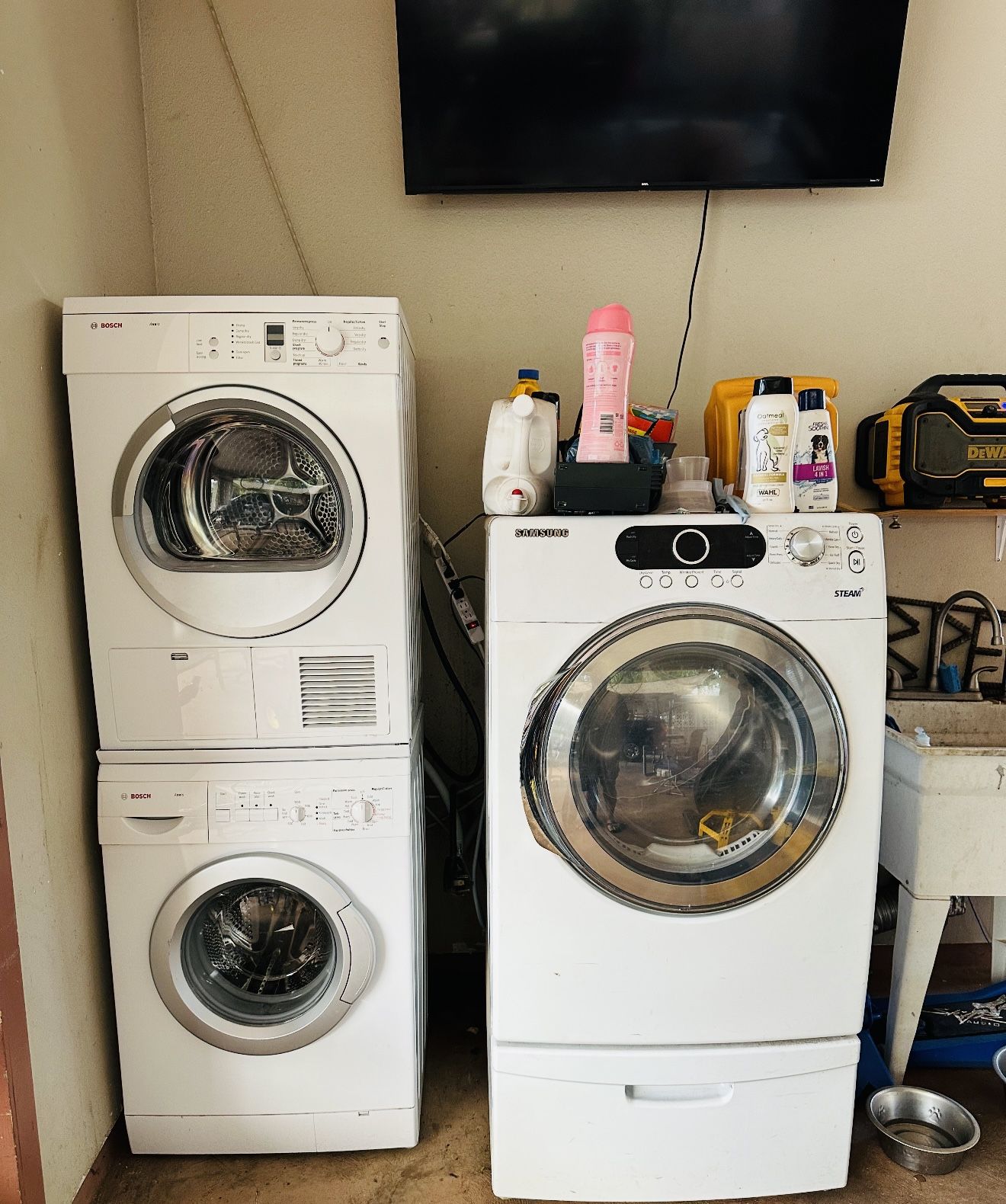 Bosch Stackable Washer & Dryer