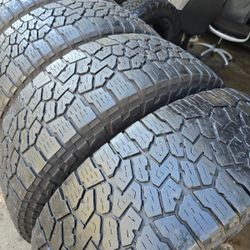 4 used tires Lt37x12.50r20 Falken Wldpeak AT3 $350.00