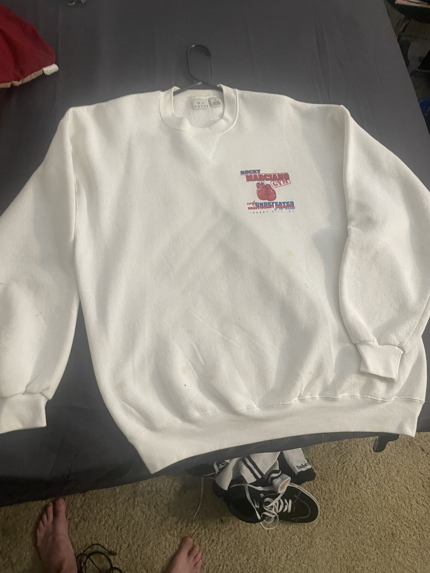 90’s Sweatshirt “rocky Marciano Undefeated Champion”
