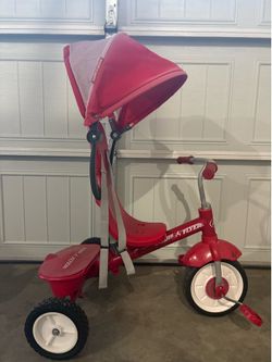 Radio Flyer 4-in-1 Stroll 'N Trike with Canopy – Great Condition