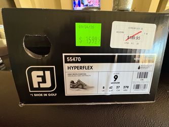 NEW MENS FOOTJOY HYPERFLEX GOLF SHOES SIZE 9