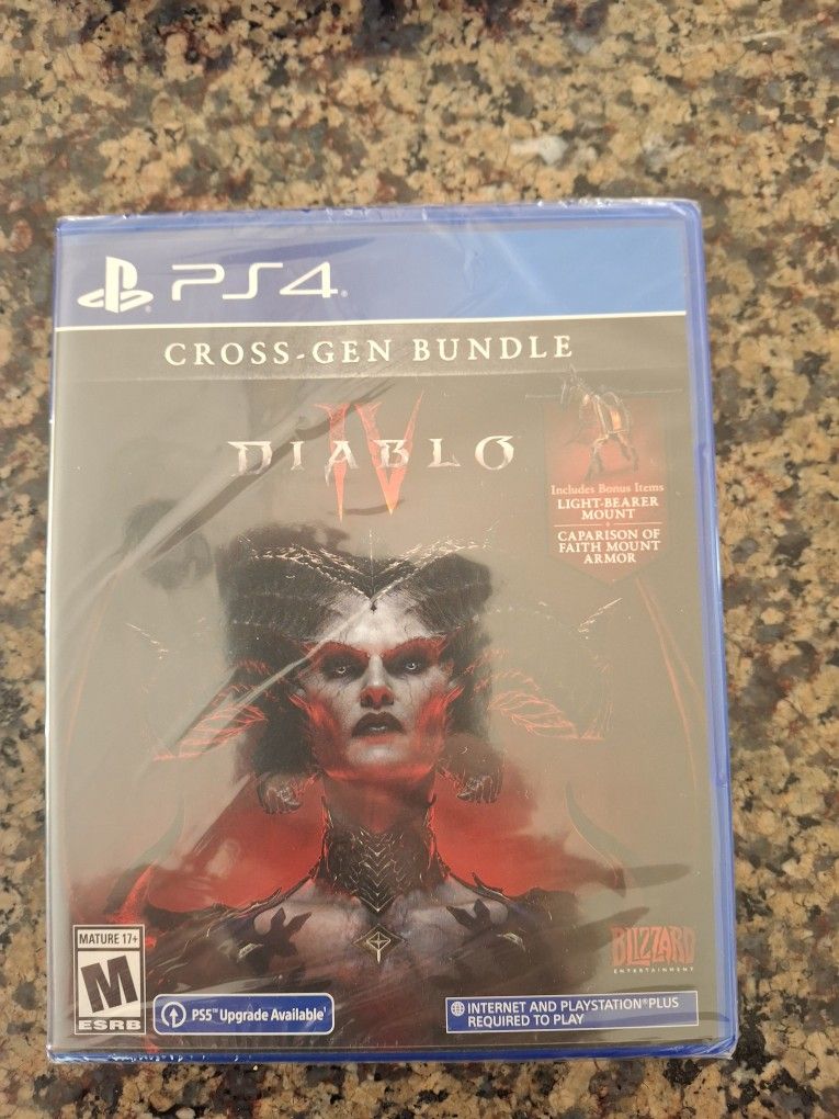 New Sealed Playstation 4 Ps4 Game Diablo 4