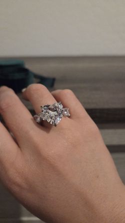 Big Heart Shaped Fantasy Ring Size 10