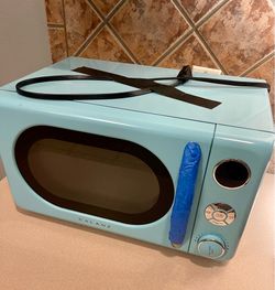 Blue Microwave Oven - Counter Top