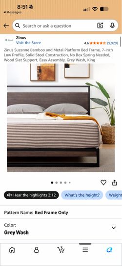 KING size bed frame | GREAT CONDITION