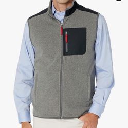 Amazon Essentials Men's Full-Zip Polar Fleece Vest
