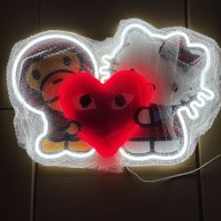 Hello Kitty X Baby Milo Acrylic LED lights (NEW)