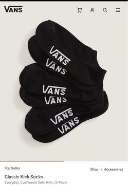 Vans socks $10 each pack