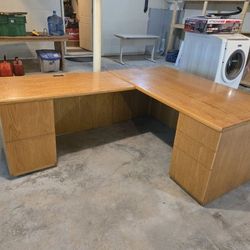 Large Wood Desk