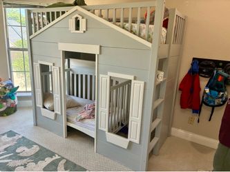 Pottery Barn Kids Playhouse Loft Bed
