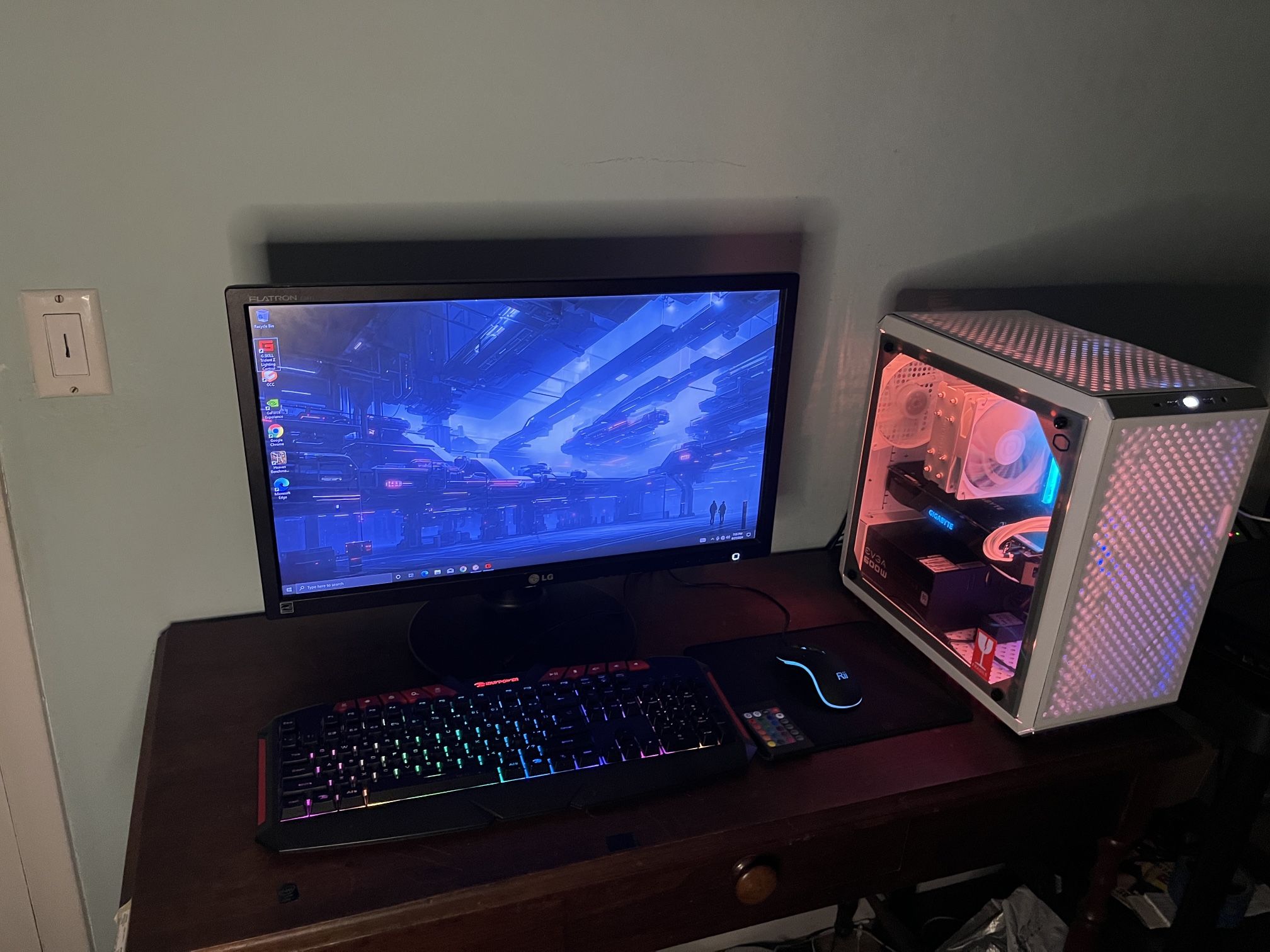 Gaming Computer PC Setup AMD Ryzen 5 3600X, 16 GB RAM, RTX 2060, 1 TB NVME 2 TB HDD Windows 10