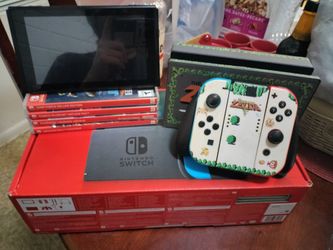 Nintendo Switch 2.0 Model w/ Box and Games